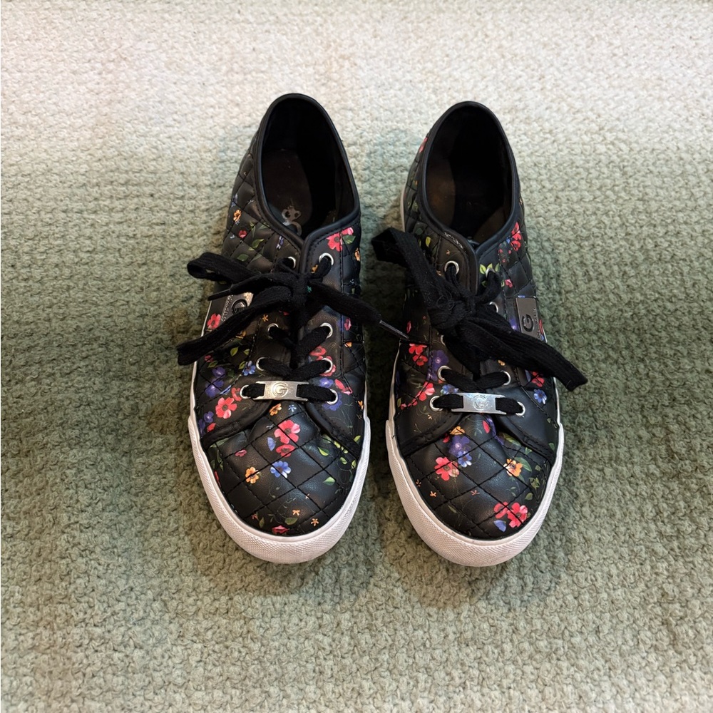 GUESS floral black sneakers